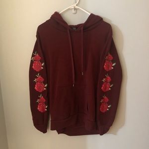 Burgundy pullover